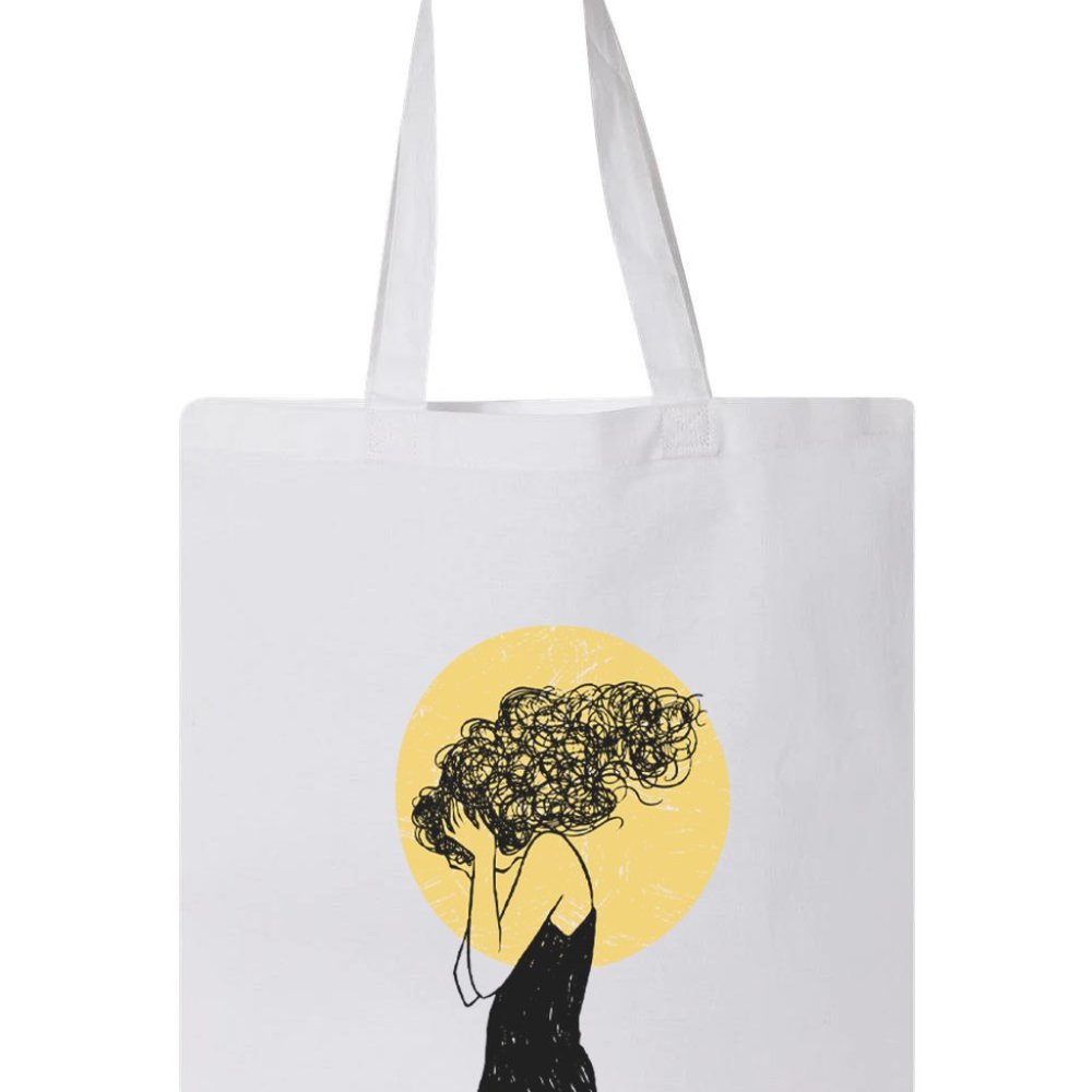 Trouble Mind Design Tote Bag